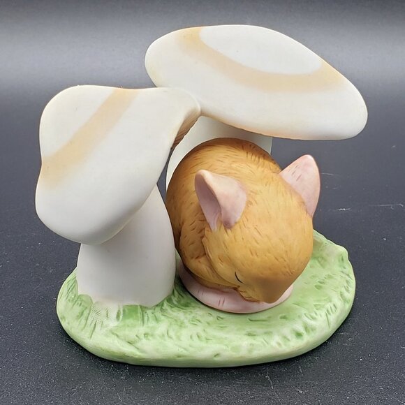 Woodland Surprises Vintage Mouse 1984 Hand Painted Porcelain Figurine - Picture 10 of 10